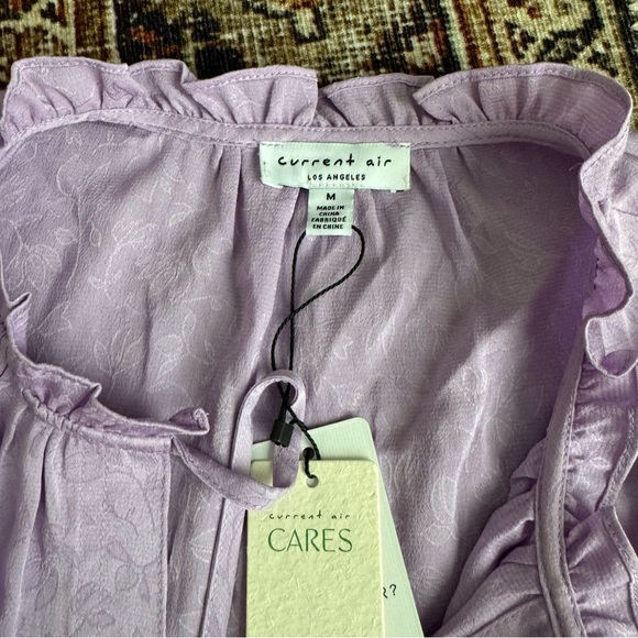 Purple office blouse - Picture 2 of 8